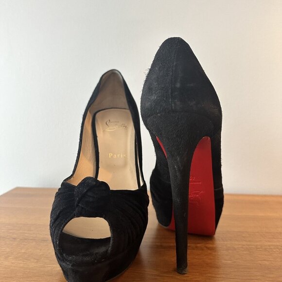 Christian Louboutin Greissimo Pump Black Suede - Picture 7 of 9